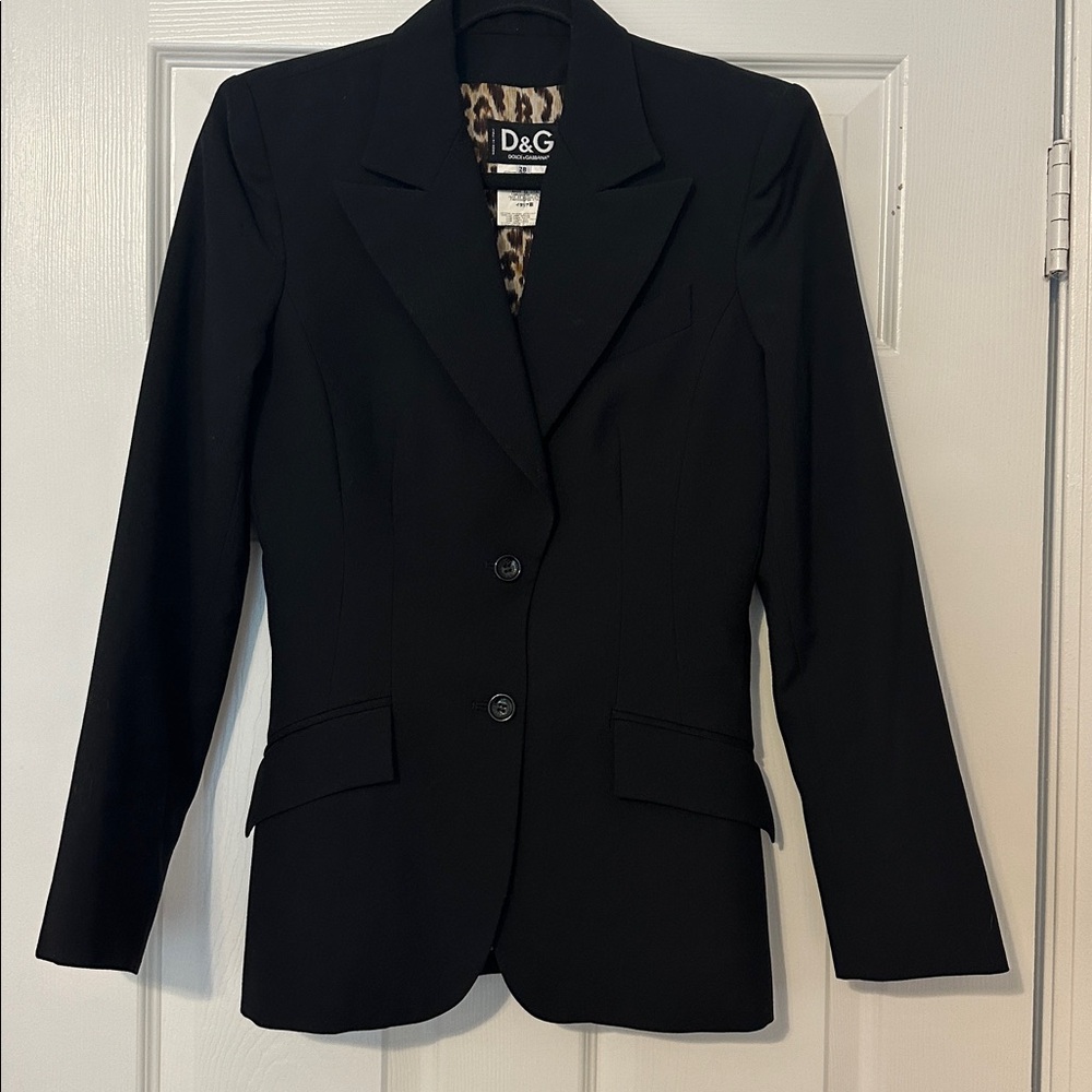 Vintage Dolce and Gabbana, D&G Classic Black Tailored Jacket